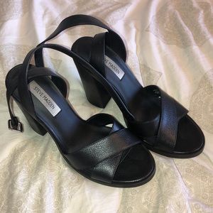 steve madden leather heels